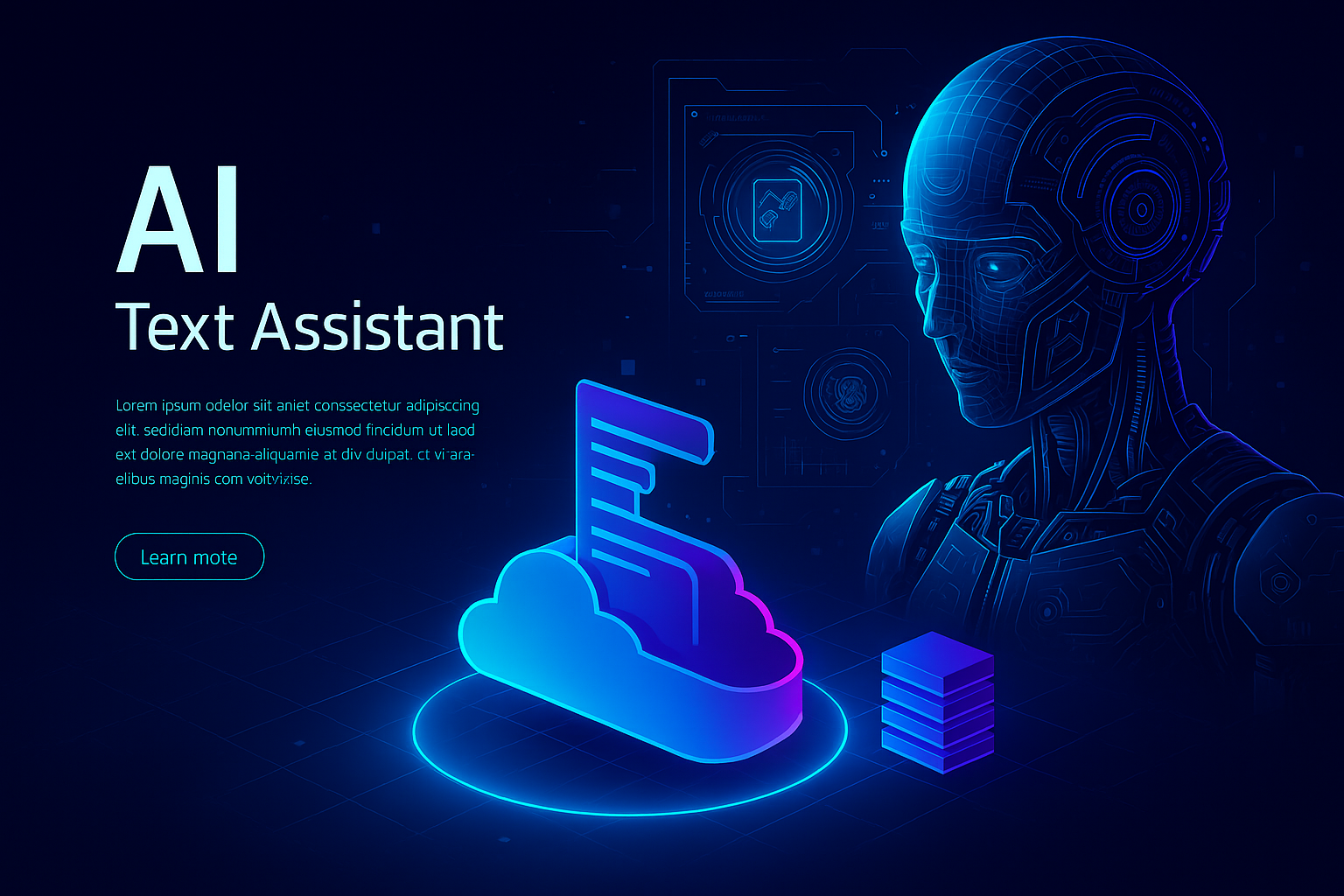AI assistant illustration